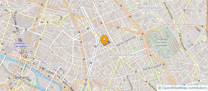 localisation de l'entreprise MADAME DOMINIQUE DE ROZARIO  PARIS