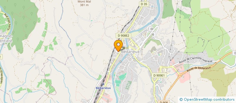 localisation de l'entreprise MADAME DOMINIQUE DE SMET  BEDARIEUX