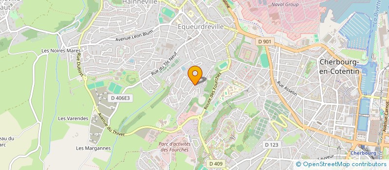 localisation de l'entreprise MADAME DOMINIQUE DEBAILLY  CHERBOURG-EN-COTENTIN