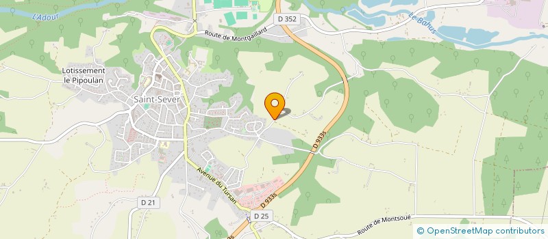 localisation de l'entreprise MADAME DOMINIQUE DEBARD  SAINT-SEVER