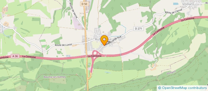 localisation de l'entreprise MADAME DOMINIQUE DECAMPS  AUTECHAUX