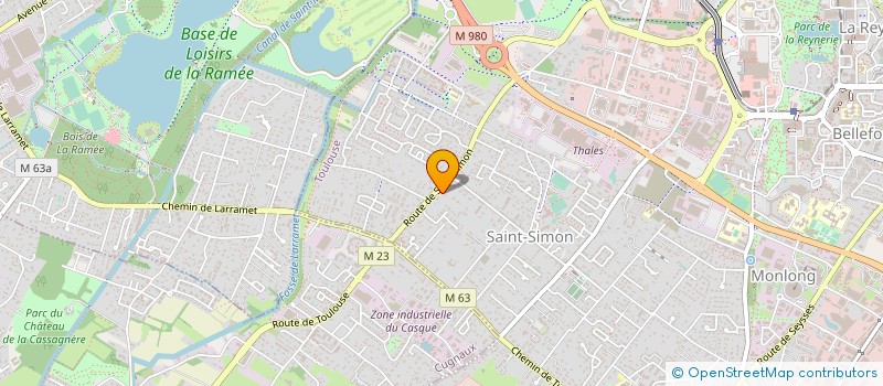 localisation de l'entreprise MADAME DOMINIQUE DEFAIT à TOULOUSE