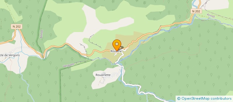 localisation de l'entreprise MADAME DOMINIQUE DEFRANCHI  ANNOT