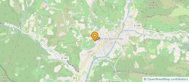 localisation de l'entreprise MADAME DOMINIQUE DEFREL  BUIS-LES-BARONNIES