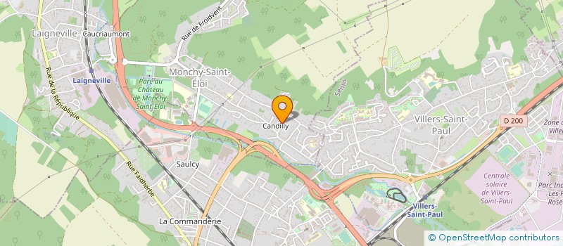 localisation de l'entreprise MADAME DOMINIQUE DEKARZ  MONCHY-SAINT-ELOI