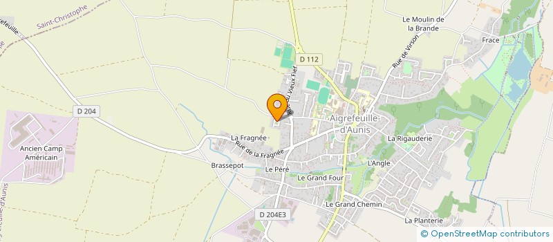 localisation de l'entreprise MADAME DOMINIQUE DELAMARE à AIGREFEUILLE-D'AUNIS
