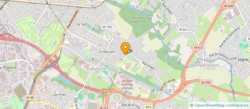 localisation de l'entreprise MADAME DOMINIQUE DELAPLACE à VILLENEUVE-D'ASCQ