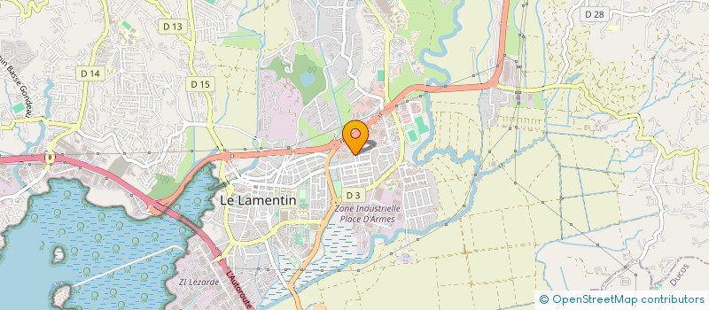 localisation de l'entreprise MADAME DOMINIQUE DELAUNAY BELLEVILLE à LE LAMENTIN