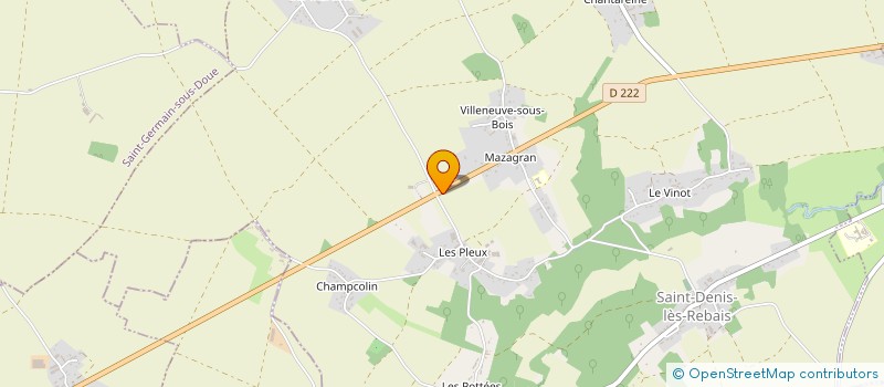 localisation de l'entreprise MADAME DOMINIQUE DELEAU  SAINT-DENIS-LES-REBAIS