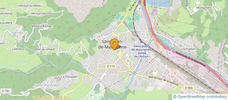 localisation de l'entreprise MADAME DOMINIQUE DELLIERE  SAINT-JEAN-DE-MAURIENNE