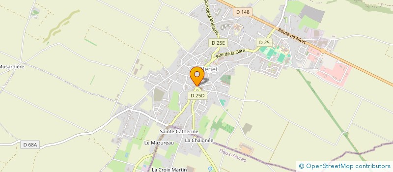 localisation de l'entreprise MADAME DOMINIQUE DELRIVE  BENET