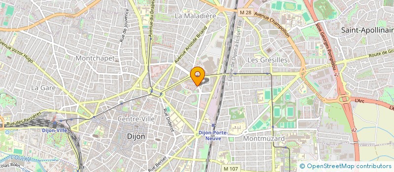 localisation de l'entreprise MADAME DOMINIQUE DEMAY à DIJON