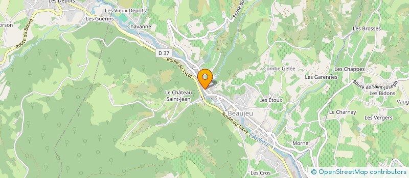localisation de l'entreprise MADAME DOMINIQUE DEMOLIN à BEAUJEU