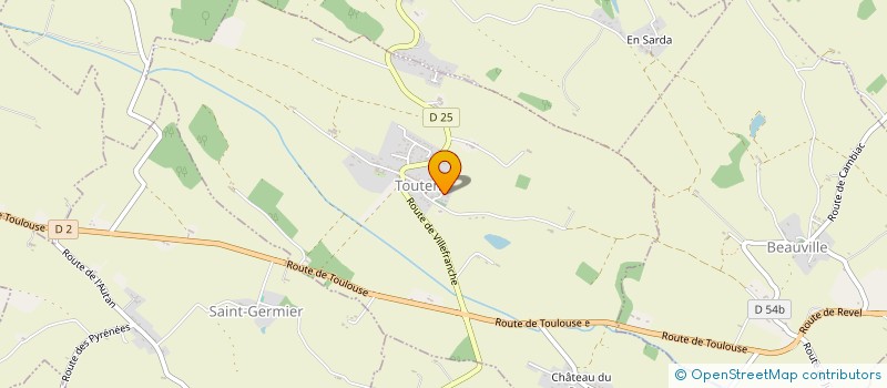 localisation de l'entreprise MADAME DOMINIQUE DEMONCEAUX  TOUTENS