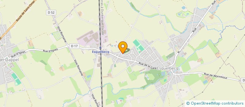 localisation de l'entreprise MADAME DOMINIQUE DENIS  ESQUELBECQ