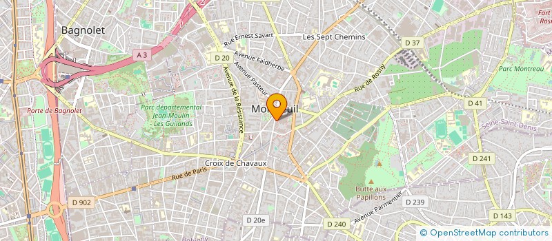 localisation de l'entreprise MADAME DOMINIQUE DENISE LATARE à MONTREUIL