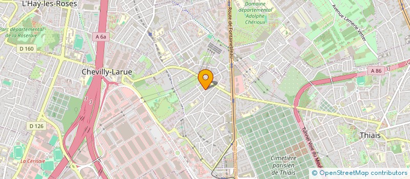 localisation de l'entreprise MADAME DOMINIQUE DEPRET  CHEVILLY-LARUE