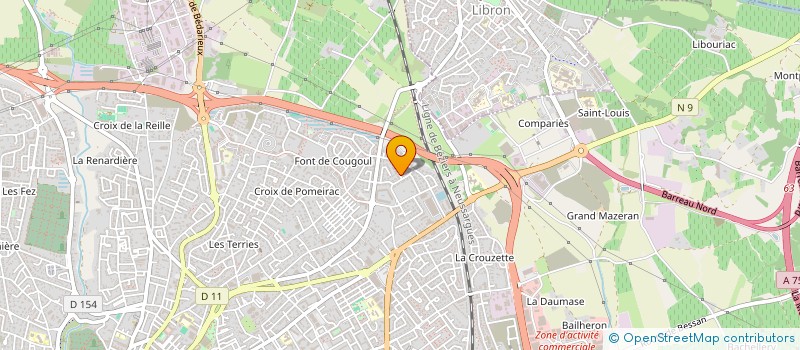 localisation de l'entreprise MADAME DOMINIQUE DERAITA à BEZIERS