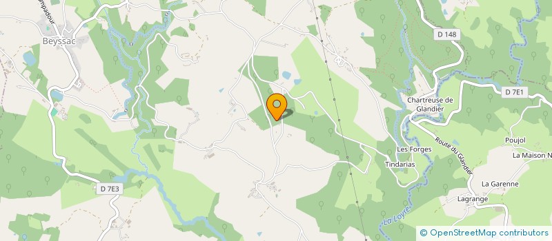 localisation de l'entreprise MADAME DOMINIQUE DEROCH  BEYSSAC