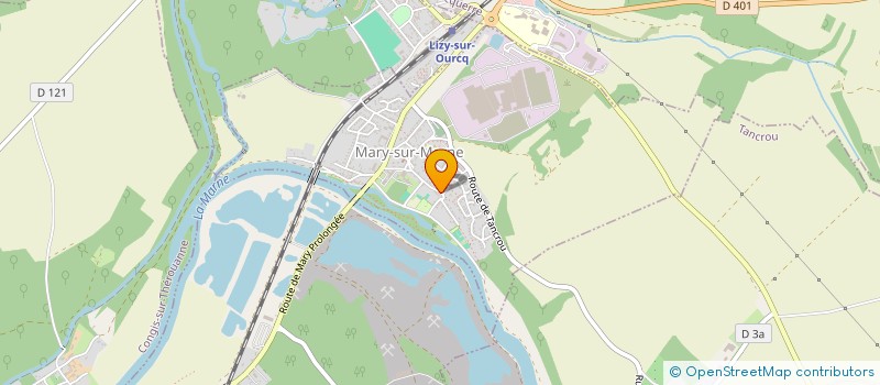 localisation de l'entreprise MADAME DOMINIQUE DESVEAUX  MARY-SUR-MARNE