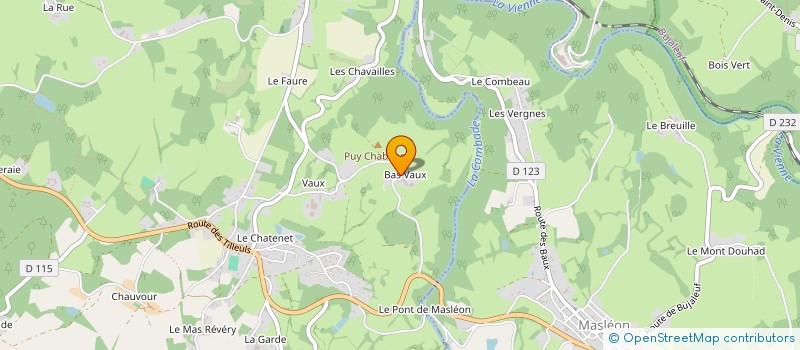localisation de l'entreprise MADAME DOMINIQUE DETIVAUD à SAINT-DENIS-DES-MURS