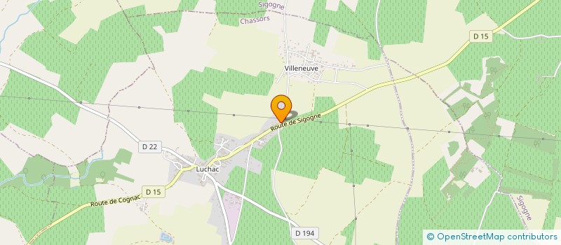 localisation de l'entreprise MADAME DOMINIQUE DEVILLE  CHASSORS