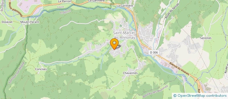 localisation de l'entreprise MADAME DOMINIQUE DEVOS à SAINT-MARCEL-LES-ANNONAY
