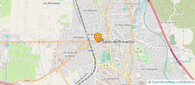 localisation de l'entreprise MADAME DOMINIQUE DHAUSSY  SALON-DE-PROVENCE