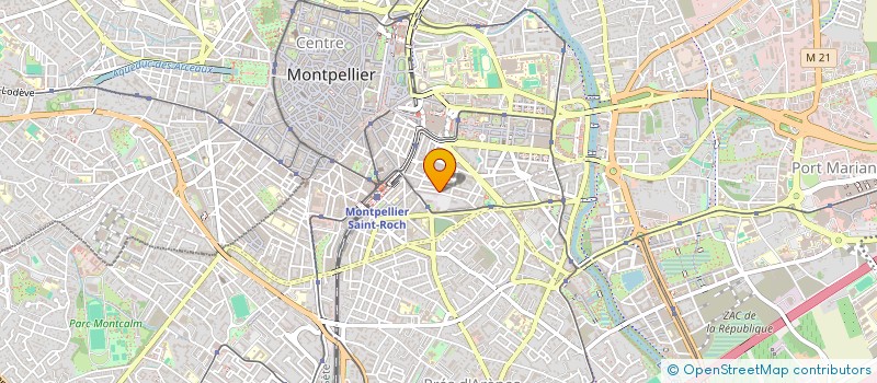 localisation de l'entreprise MADAME DOMINIQUE DODARD à MONTPELLIER