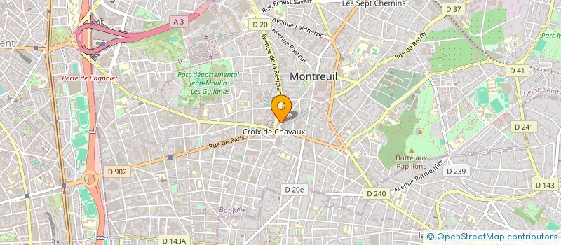 localisation de l'entreprise MADAME DOMINIQUE DOPPIA à MONTREUIL