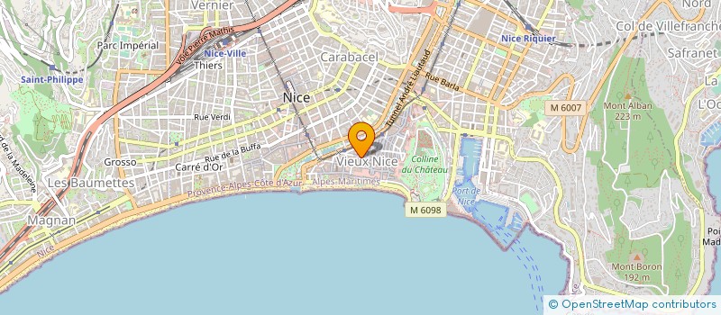 localisation de l'entreprise MADAME DOMINIQUE DORIS STUTE à NICE