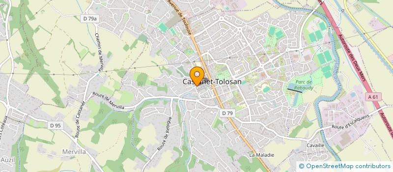 localisation de l'entreprise MADAME DOMINIQUE DRULLION à CASTANET-TOLOSAN