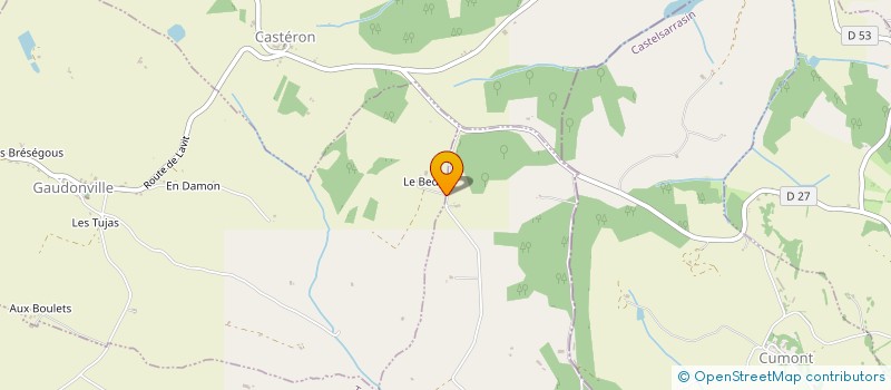 localisation de l'entreprise MADAME DOMINIQUE DUBARRY  MAUROUX