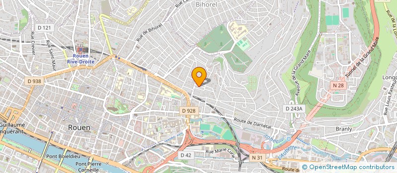 localisation de l'entreprise MADAME DOMINIQUE DUBOIS à ROUEN