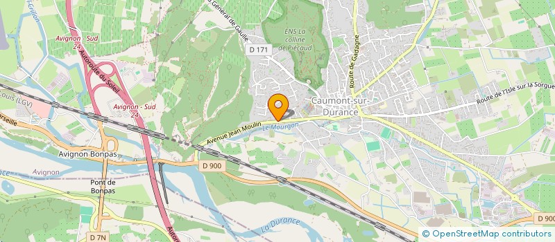 localisation de l'entreprise MADAME DOMINIQUE DUBOIS à CAUMONT-SUR-DURANCE