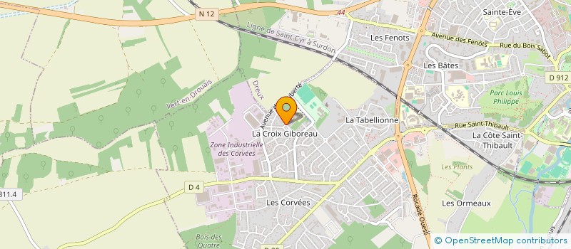 localisation de l'entreprise MADAME DOMINIQUE DUBREUIL à VERNOUILLET