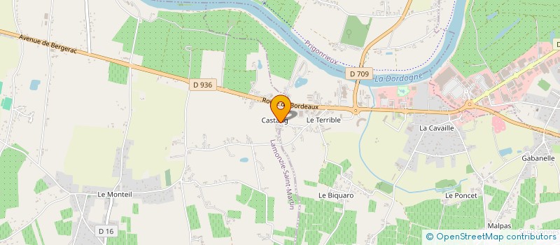 localisation de l'entreprise MADAME DOMINIQUE DUBUR  LAMONZIE-SAINT-MARTIN