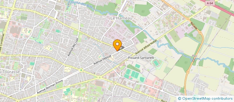 localisation de l'entreprise MADAME DOMINIQUE DUBUS à PAU