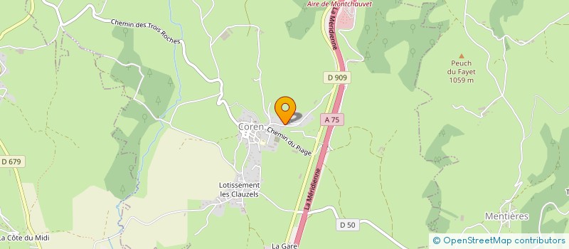 localisation de l'entreprise MADAME DOMINIQUE DUFAYET à NEUVEGLISE-SUR-TRUYERE