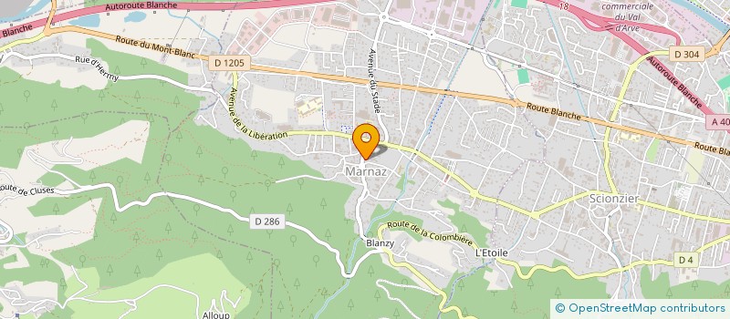 localisation de l'entreprise MADAME DOMINIQUE DUFOUR  MARNAZ