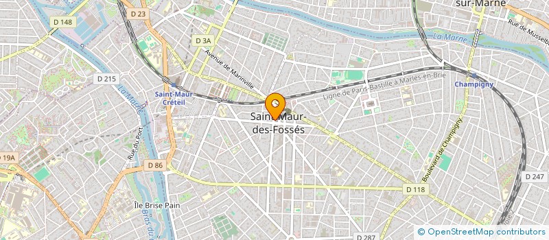 localisation de l'entreprise MADAME DOMINIQUE DUJARIC à SAINT-MAUR-DES-FOSSES