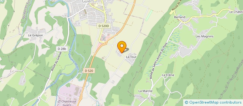 localisation de l'entreprise MADAME DOMINIQUE DUMAZ  ENTRE-DEUX-GUIERS