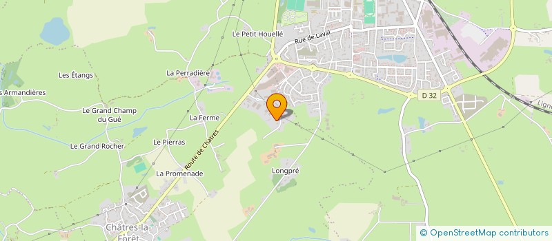 localisation de l'entreprise MADAME DOMINIQUE DUMONT  EVRON