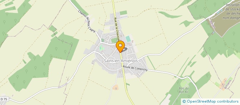 localisation de l'entreprise MADAME DOMINIQUE DUMOULIN  SAINS-EN-AMIENOIS