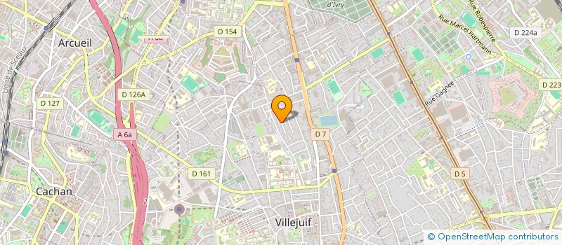 localisation de l'entreprise MADAME DOMINIQUE DUPIED  VILLEJUIF