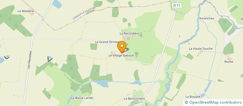 localisation de l'entreprise MADAME DOMINIQUE DUPONT  LOCHE-SUR-INDROIS