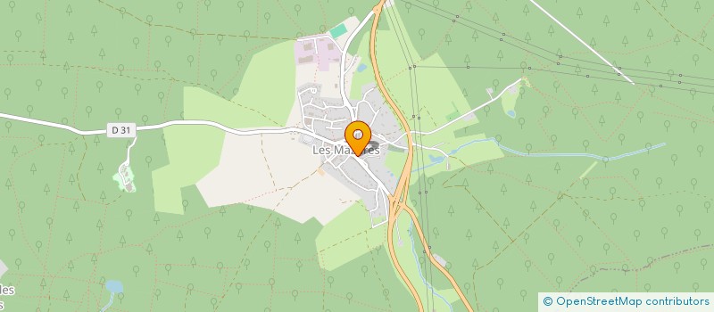 localisation de l'entreprise MADAME DOMINIQUE DUPONT  LES MAZURES