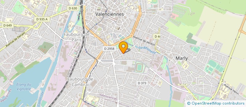 localisation de l'entreprise MADAME DOMINIQUE DUPUIS à VALENCIENNES