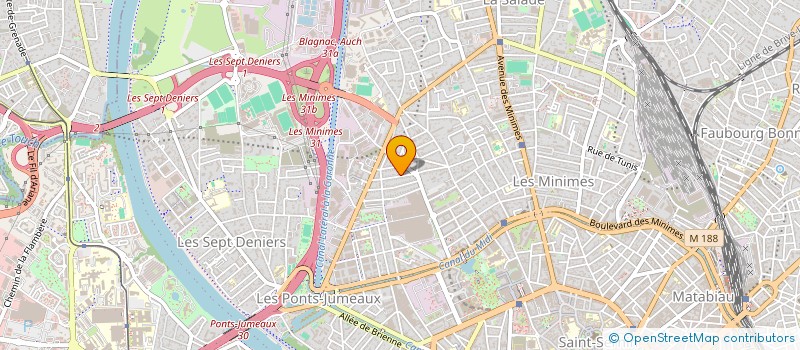 localisation de l'entreprise MADAME DOMINIQUE DUQUESNE à TOULOUSE