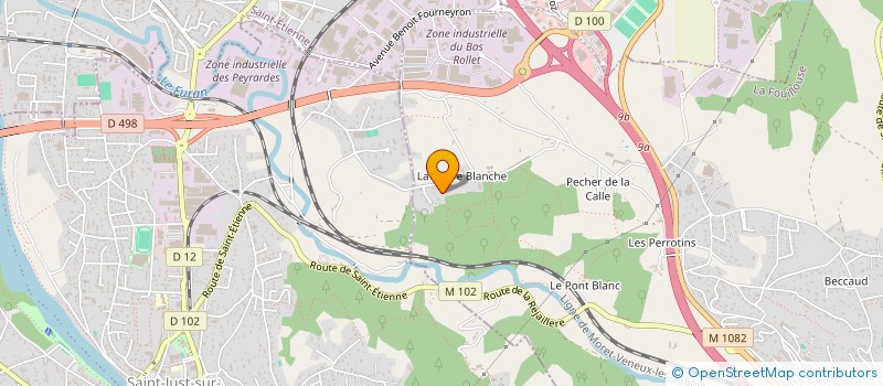 localisation de l'entreprise MADAME DOMINIQUE DURANCON  LA FOUILLOUSE